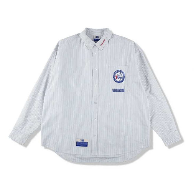 WIND AND SEA WIND AND SEA x NBA OX Shirt "Philadelphia 76ers"
