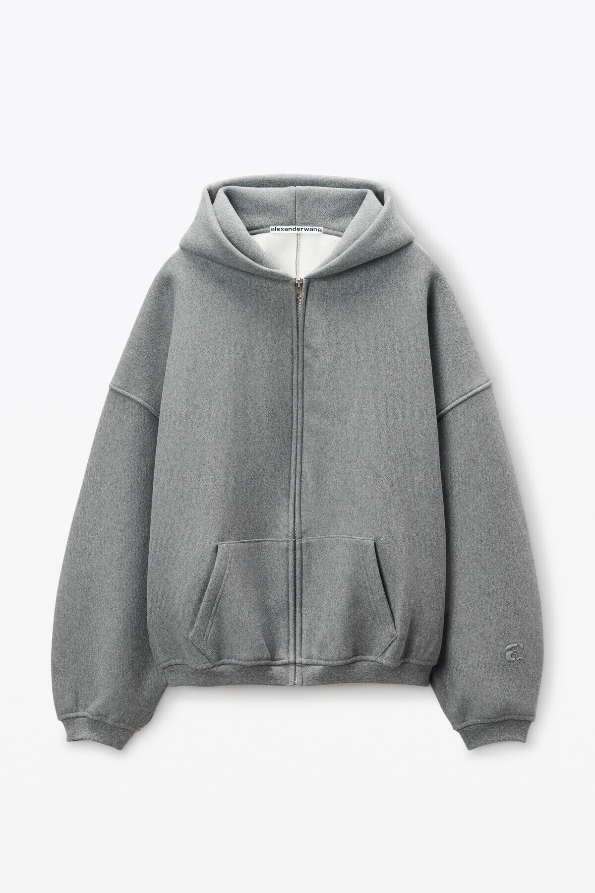 Alexander Wang デンスフリース スター ジップアップフーディー