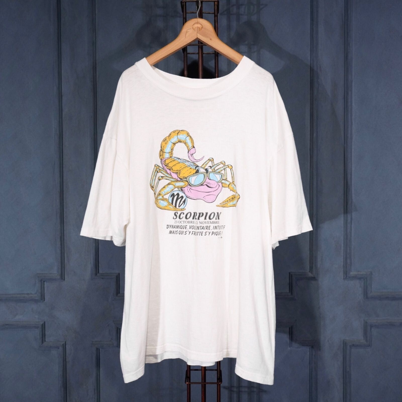 vintage 90's USA VINTAGE SCORPION PRINT DESIGN T SHIRT