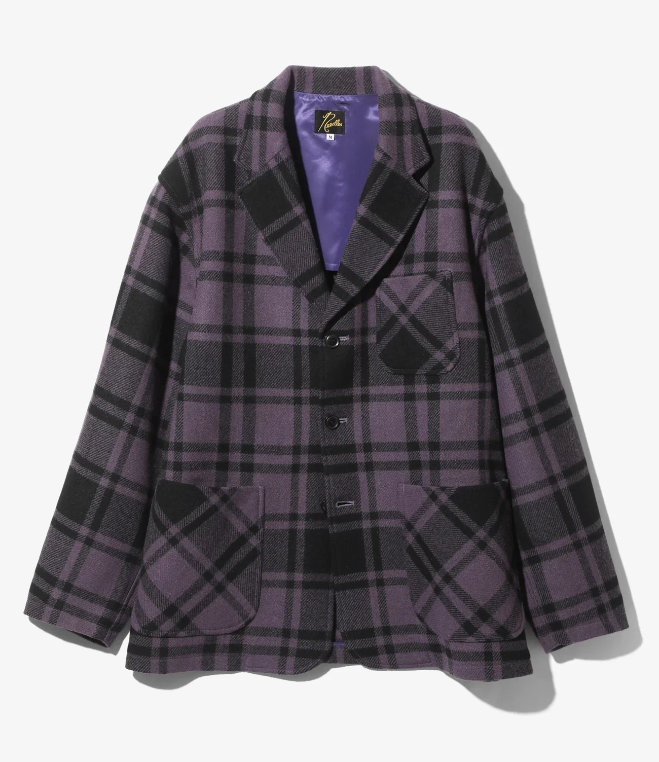 NEPENTHES Loafer Jacket - Wool Tartan Plaid
