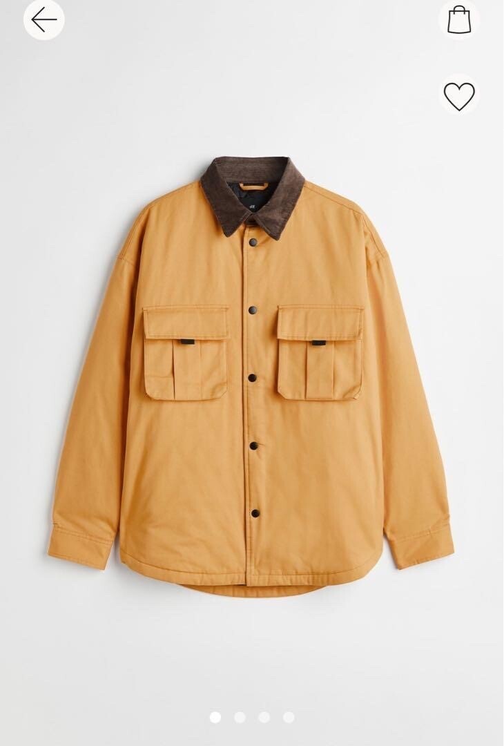 H&M パッデッドジャケット