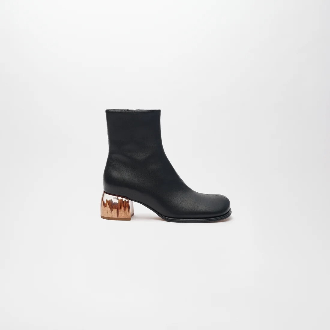 ALM. ADELA LEATHER BOOTS （BLACK）