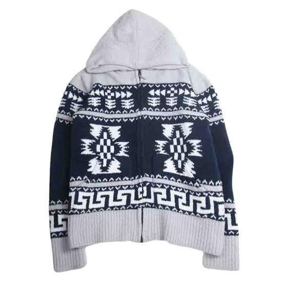 TMT SHAGGY BOA NATIVE PATTERN HOODIE