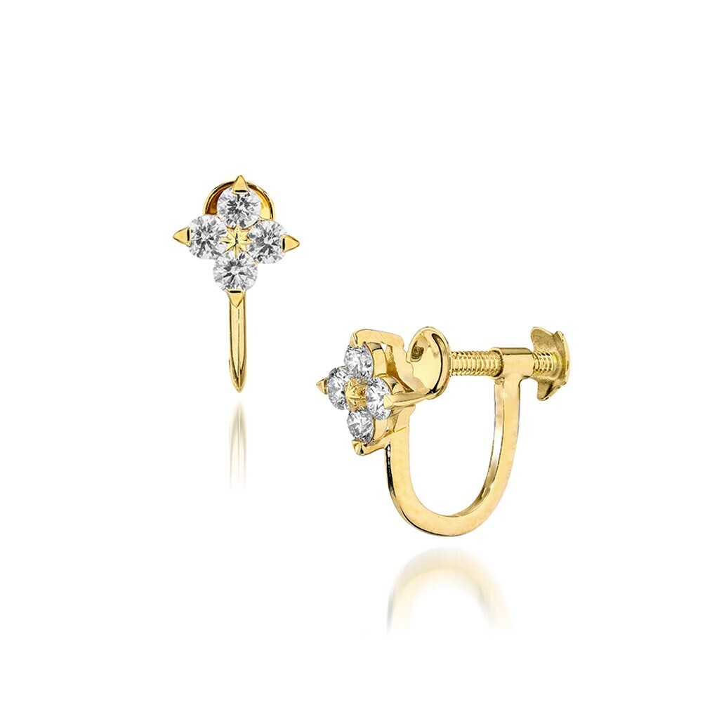 STAR JEWELRY K18 イヤリング BRIGHTEST STAR