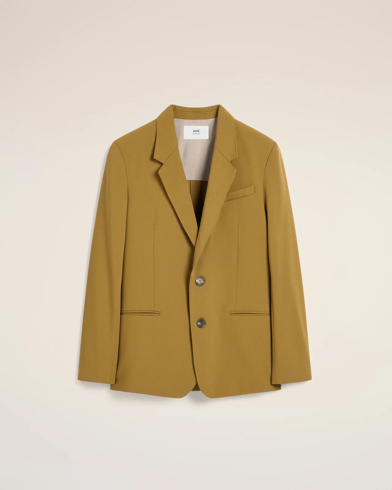 Ami Paris マスタード ウール セミラインド ジャケット