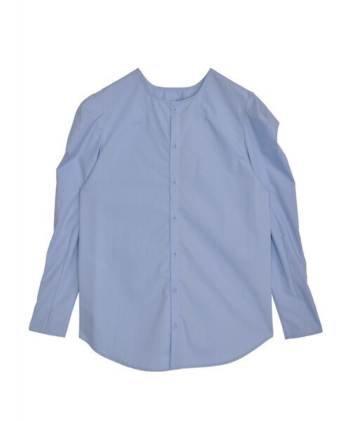 AMERI 2WAY SHOULDER TUCK BLOUSE