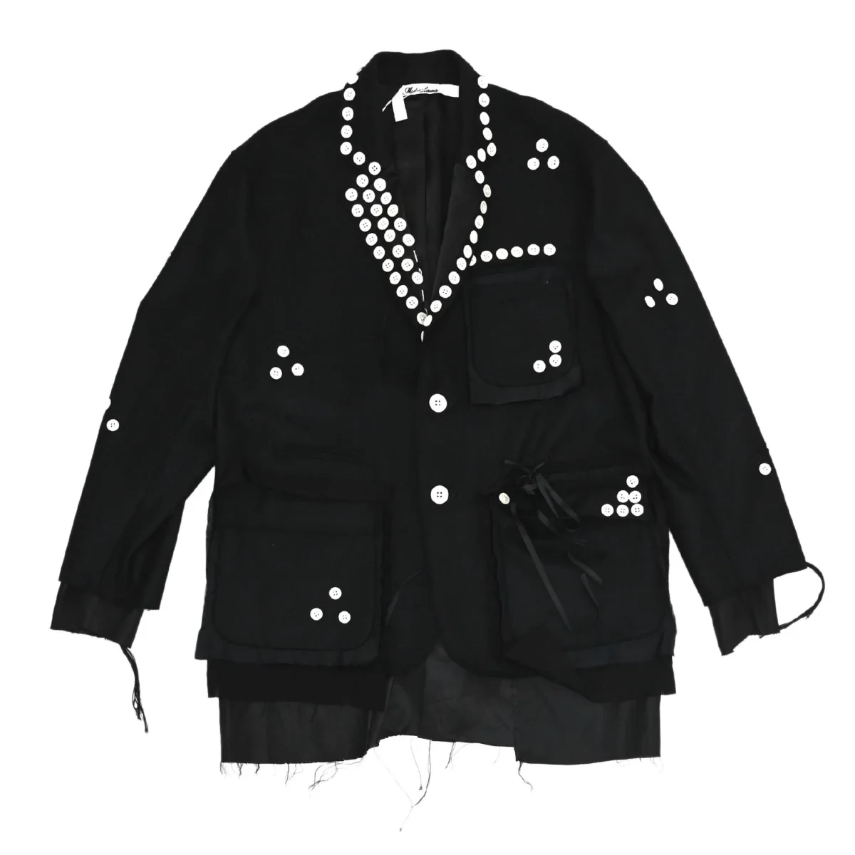 Midorikawa Button Jacket Black