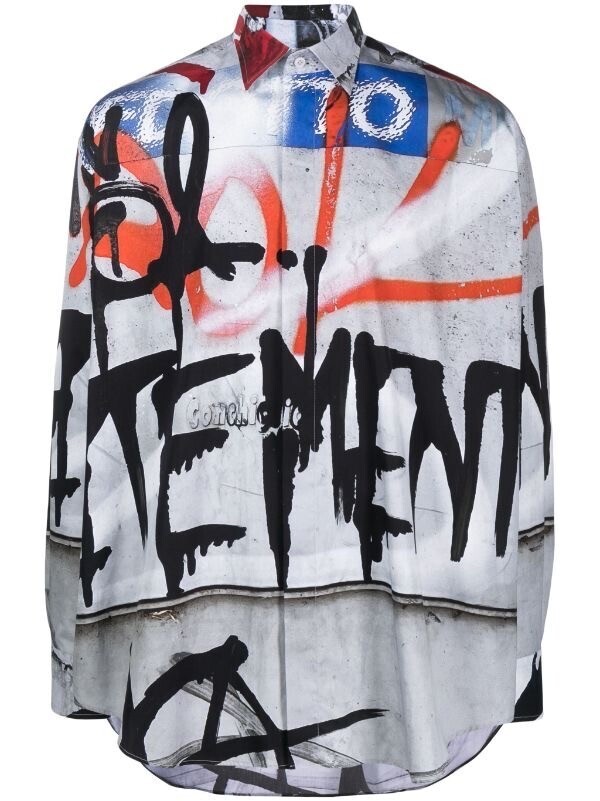 VETEMENTS グラフィティ シャツ