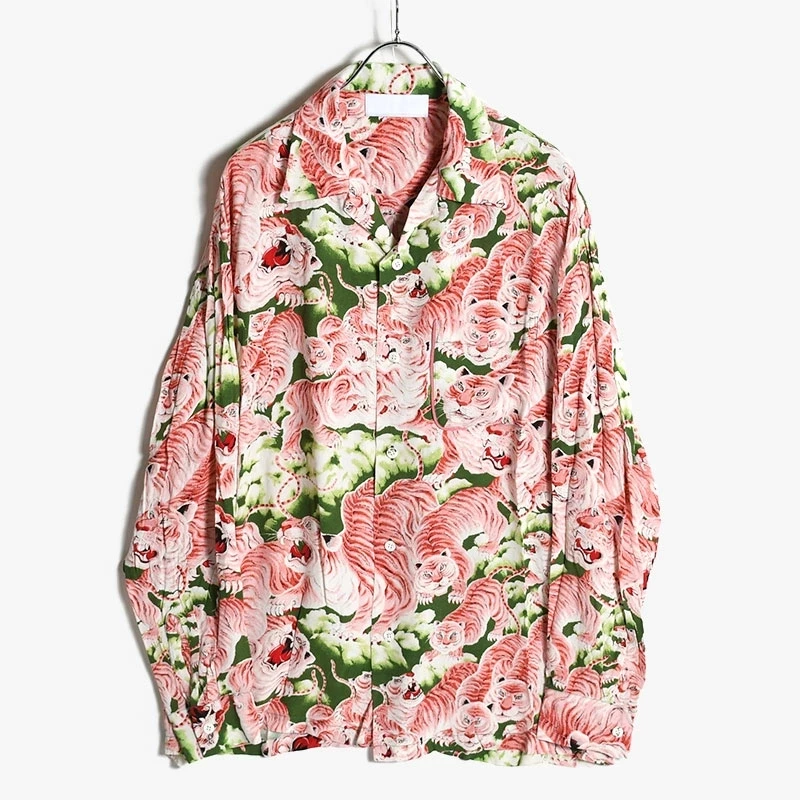 NEONSIGN ALBINISH TIGER SHIRT -GREEN-