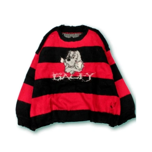 GALFY ボロボロカートニット