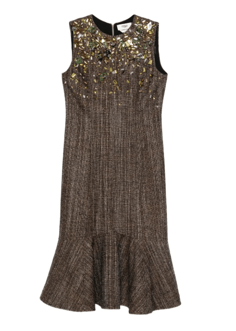 FENDI ラッフル ドレス