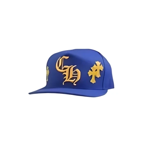Chrome Hearts 5 PANEL CAP BSBL CBLT BLUE/MATRD