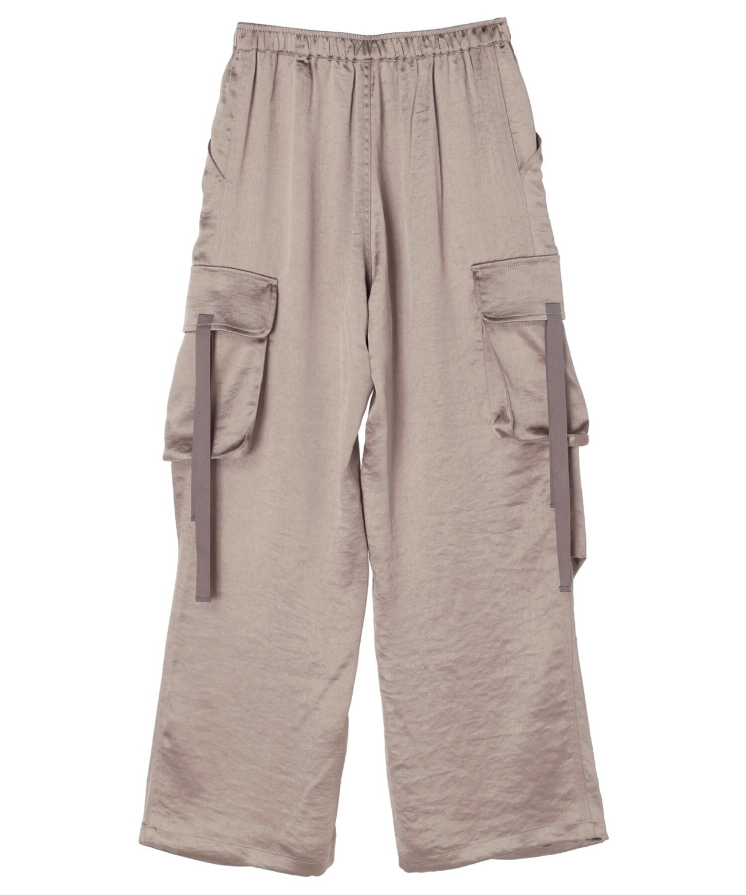 ALEXIA STAM Satin Cargo Pants