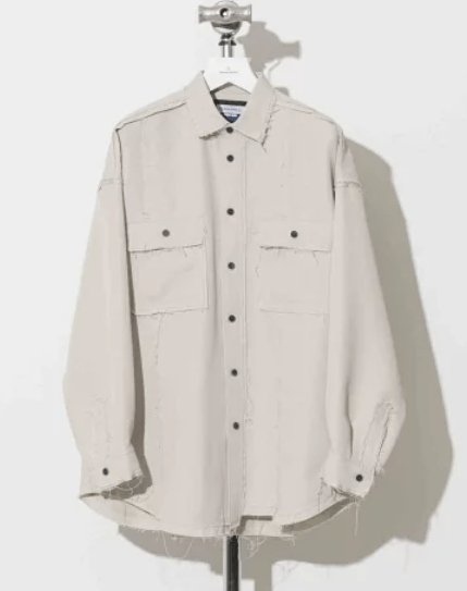 MAISON SPECIAL エアロギャバBOROBOROプライムオーバーカットオフシャツ