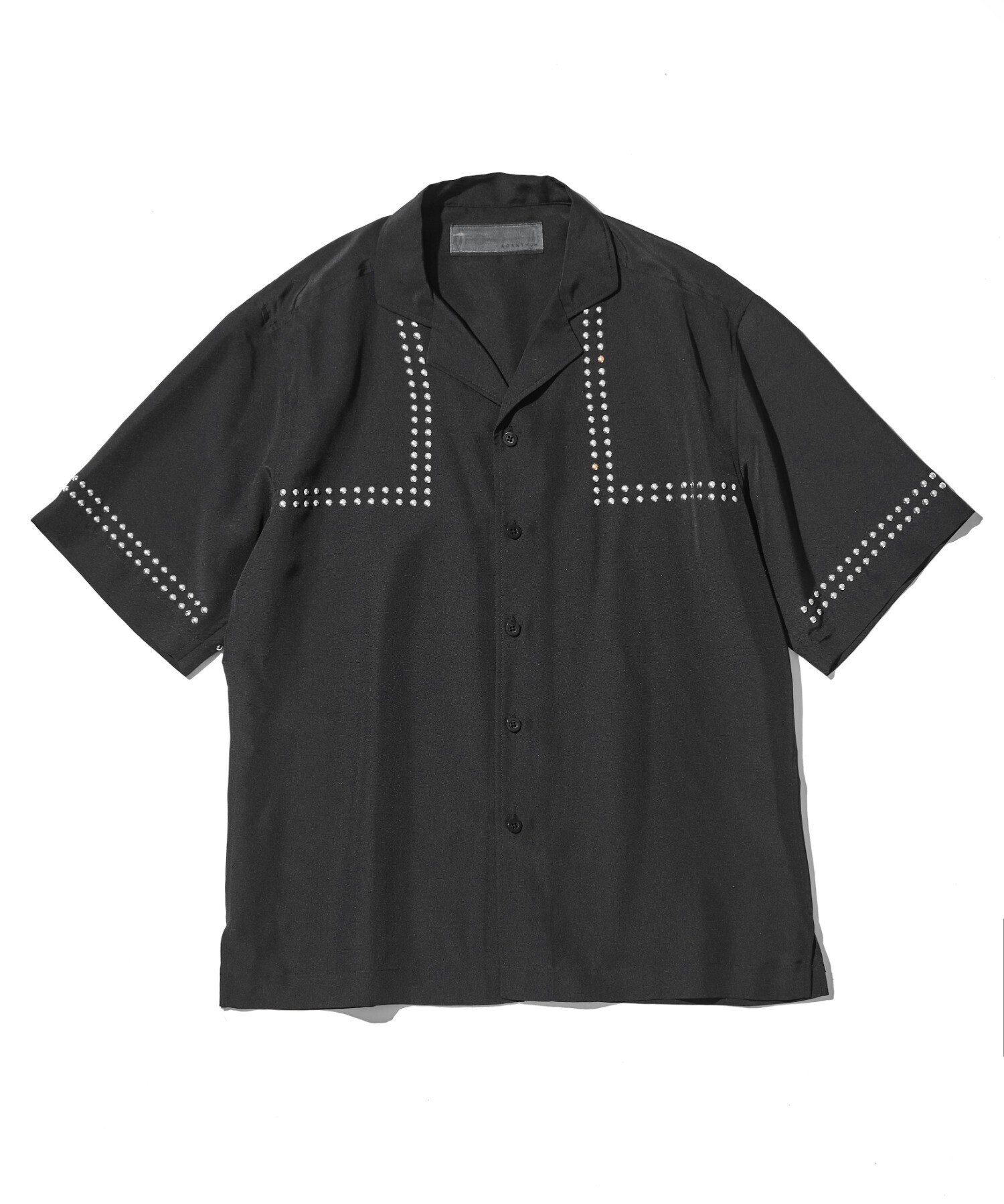 ACANTHUS Metal Open Collar Shirt