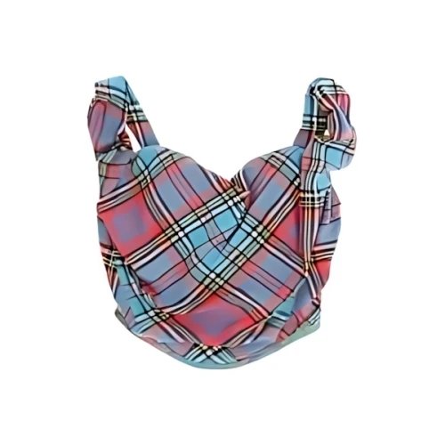 Vivienne Westwood Checked Sleeveless Top