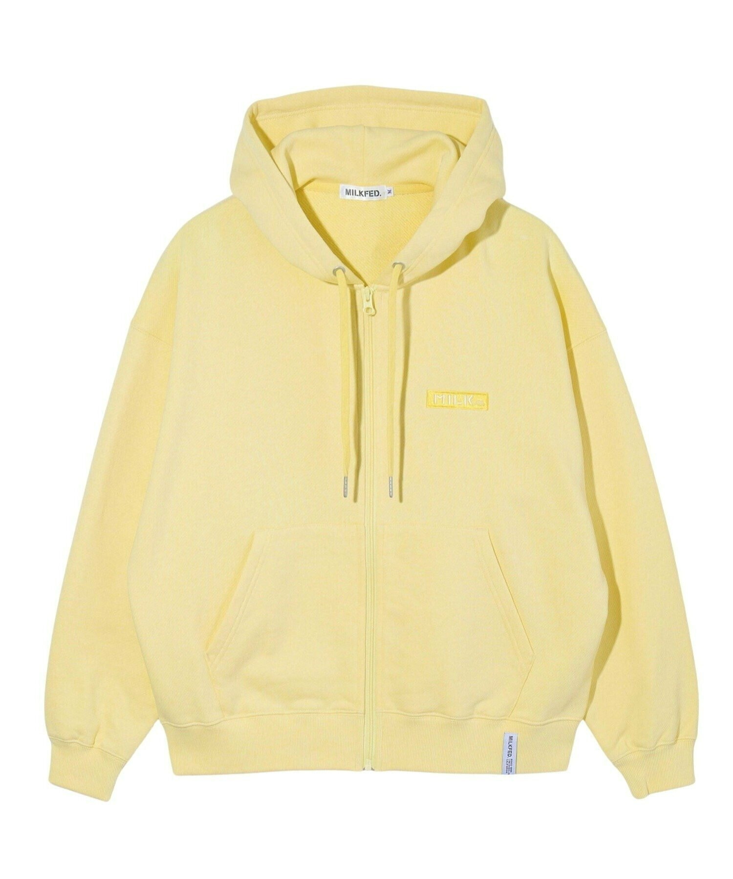 MILKFED. BAR LOGO ZIP UP HOODIE MILKFED.