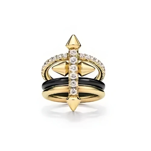 Tiffany & Co. リング チタン、ゴールド、ダイヤモンド