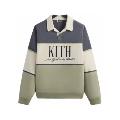 KITH Panelled Nelson Collared Pullover
