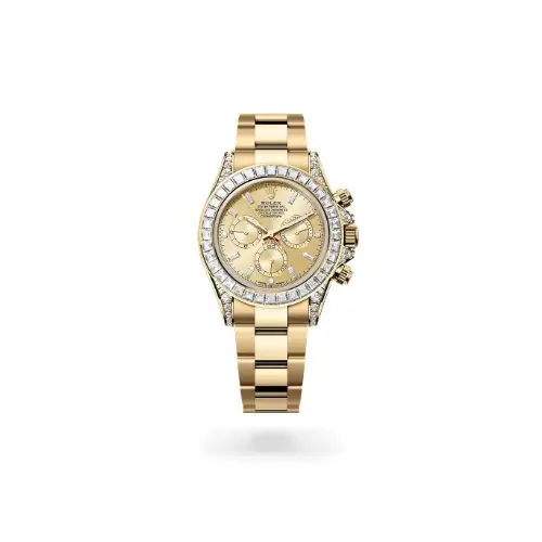 ROLEX コスモグラフ デイトナ オイスター、40 mm、イエローゴールド、ダイヤモンド M126598TBR-0001