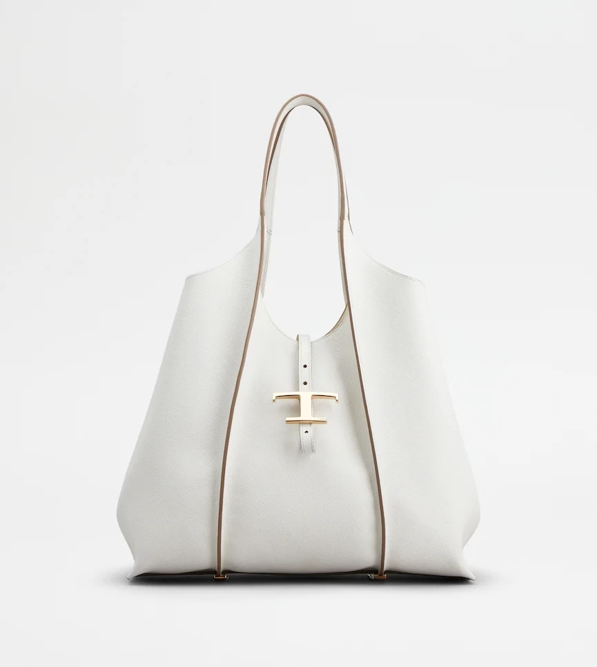 Tod's T タイムレス レザー ショッピングバッグ