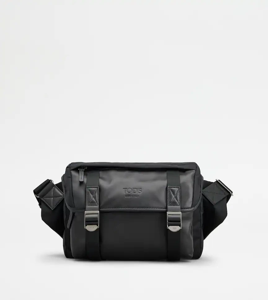TOD'S ファブリック＆レザー クロスボディ バッグ スモール