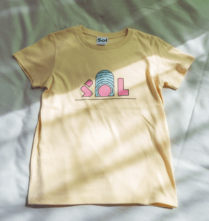 Sol(ソル) Solロゴ　Tシャツ(ベージュ) レディース