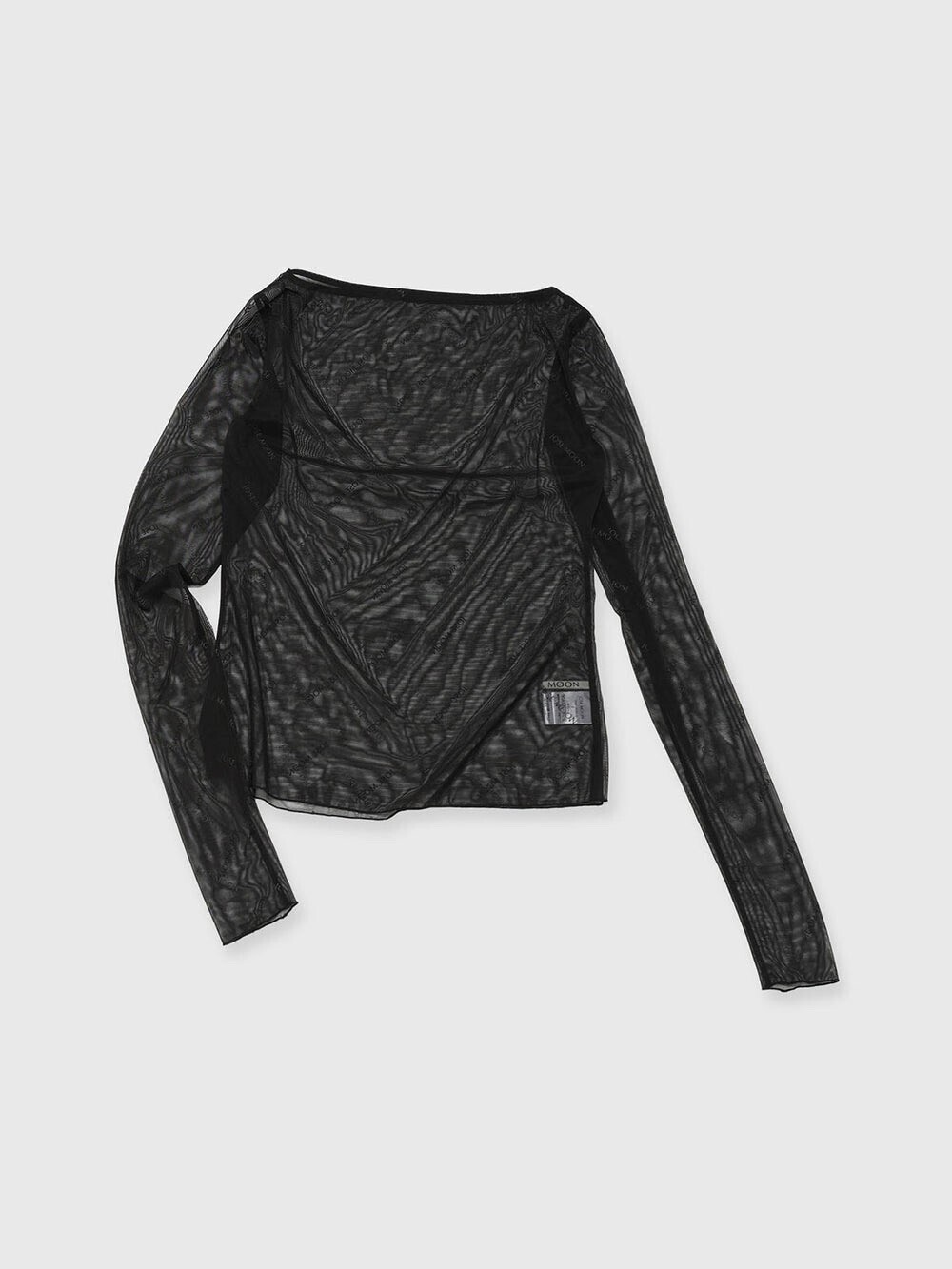 JOSE MOON SHEER MONOGRAM TOPS