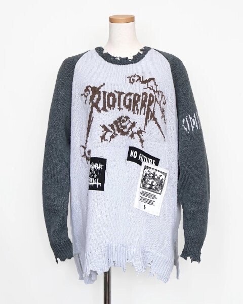 rurumu: 25AW rurumu:×KIDILL raglan pullover