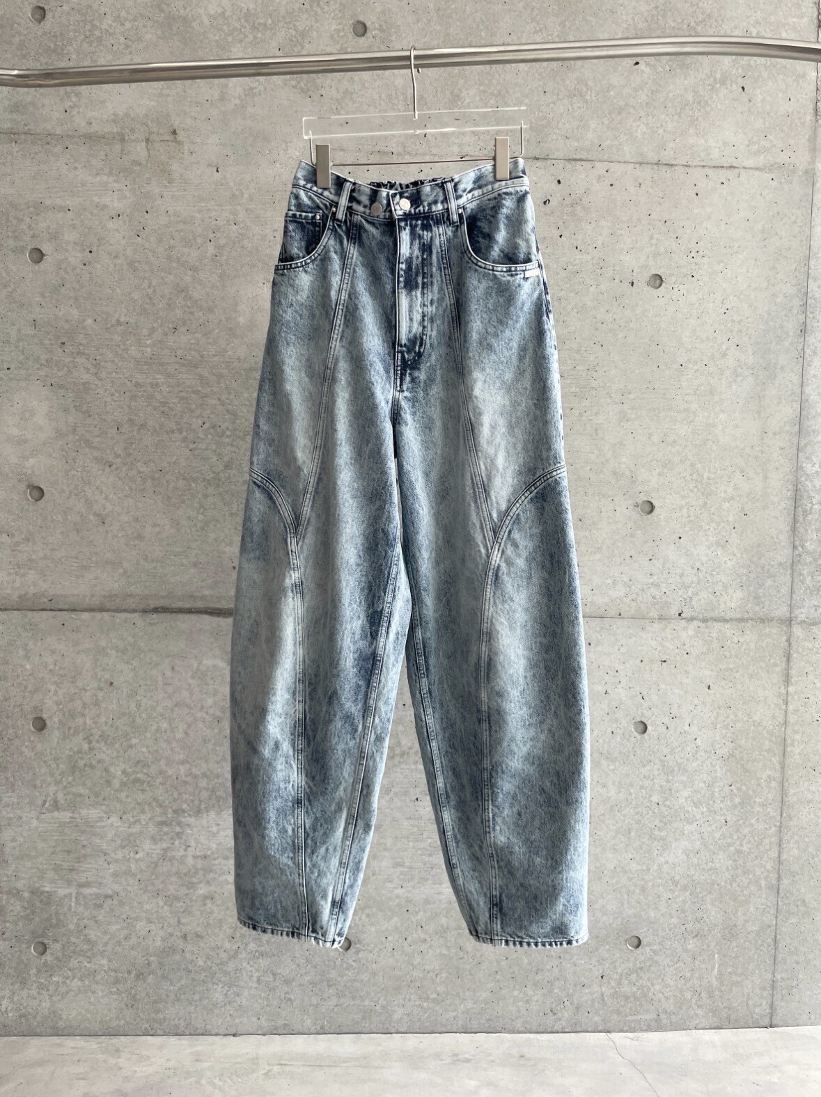 MIKAGE SHIN 3D Cutting Balloon Denim Pants