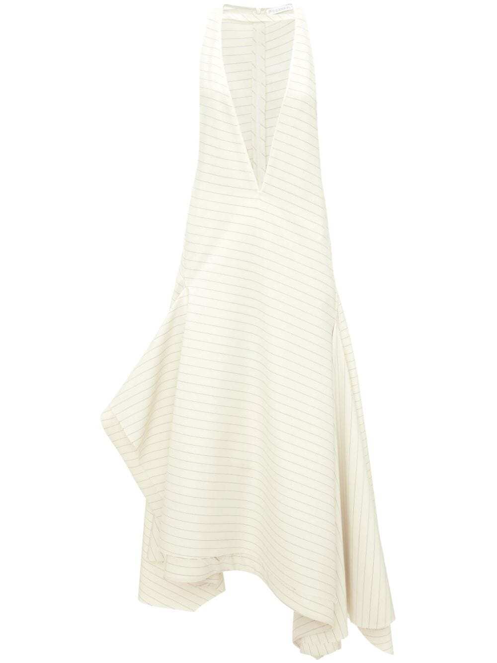JW Anderson ストライプ ドレープ ドレス