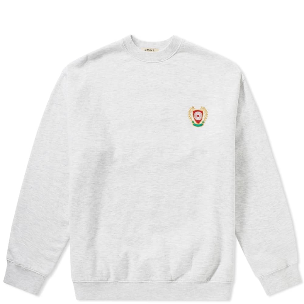 Yeezy Yeezy Season 5 Adidas Crest Logo Crew Sweat