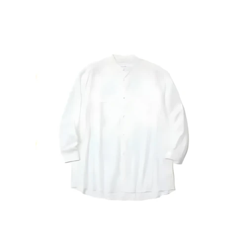 White Mountaineering BROAD BAND COLLAR LONG SLEEVES SH