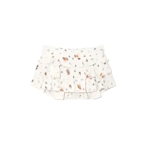GLOWNY PICOT FRILL MINI SKIRT