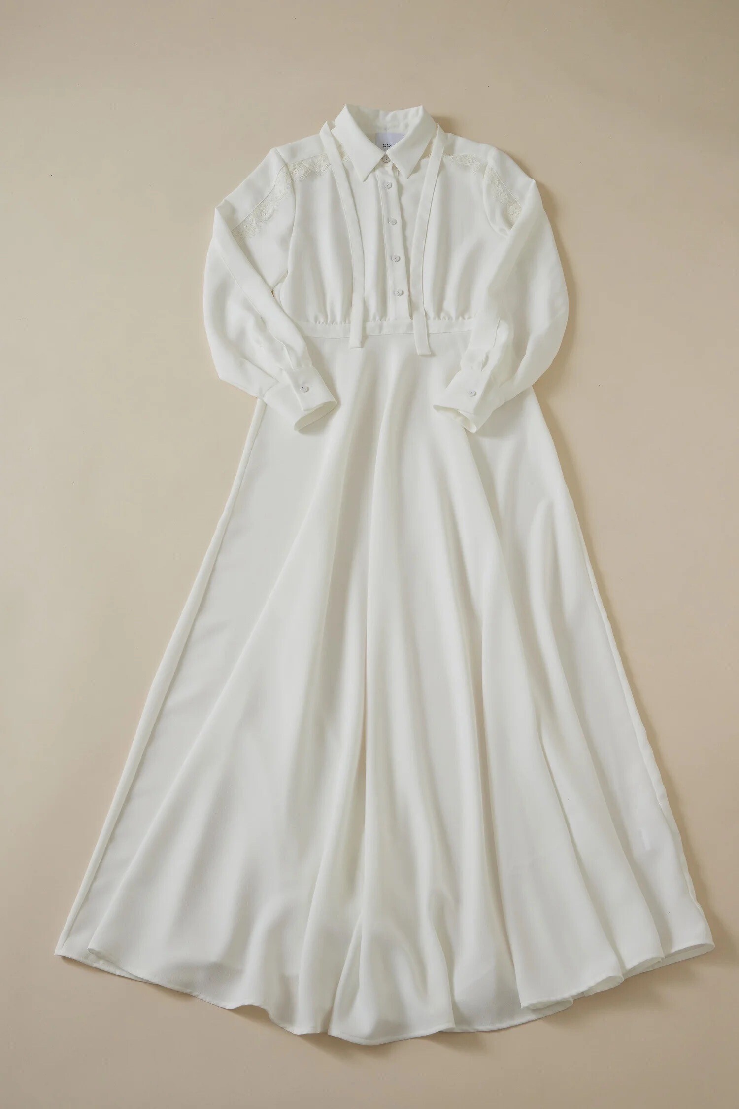 CO｜TE Marina Dress / White