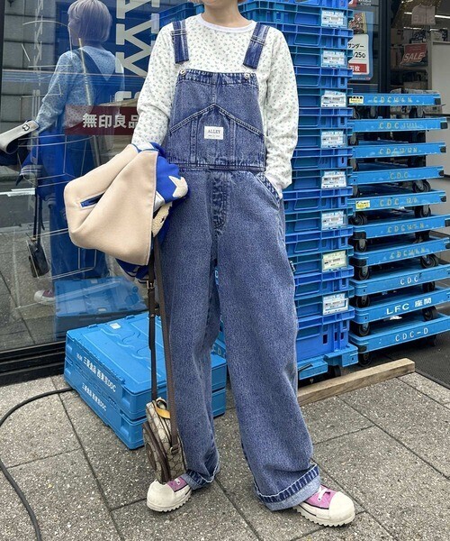 Alley by w closet コーデュロイ/デニムサロペット