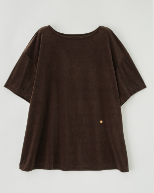 LOUNIE シアーベロアオーバーTシャツ