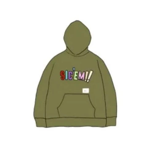 Supreme WTAPS Sic'em! Hooded Sweatshirt "Olive Drab"