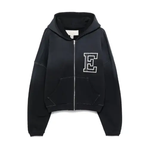 ERL VARSITY OVERSIZED ZIP-UP HOODIE