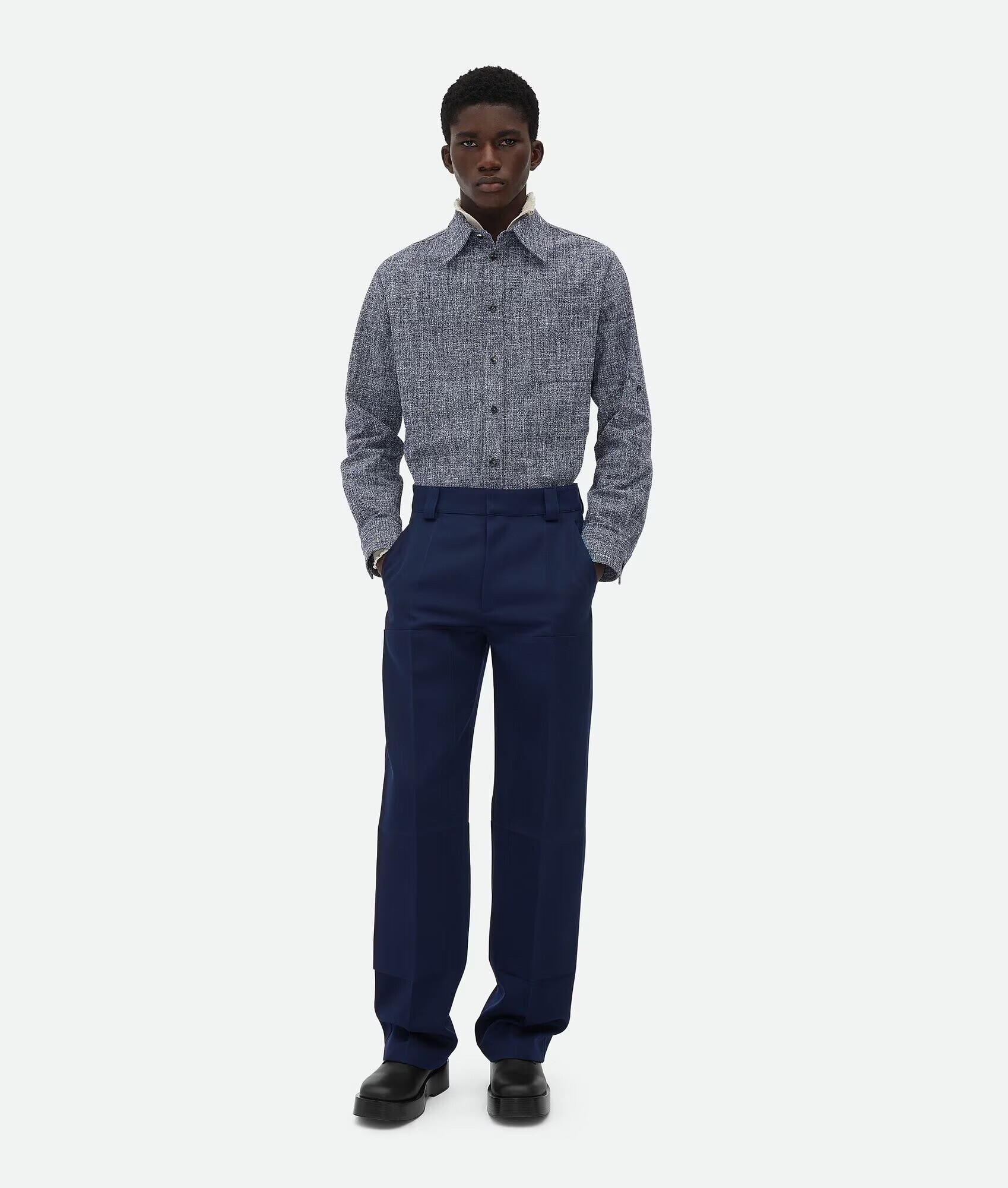 Bottega Veneta ウール グレインドプードル パンツ