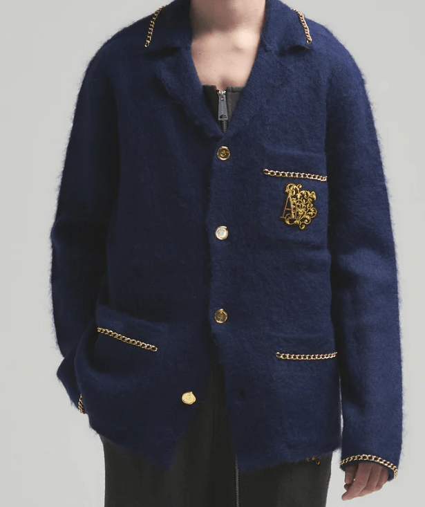BED j.w. FORD C-open collar – Navy