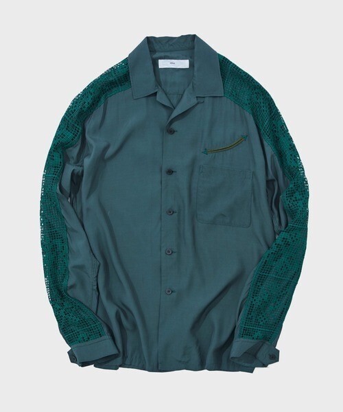 TOGA VIRILIS Rayon lace shirt