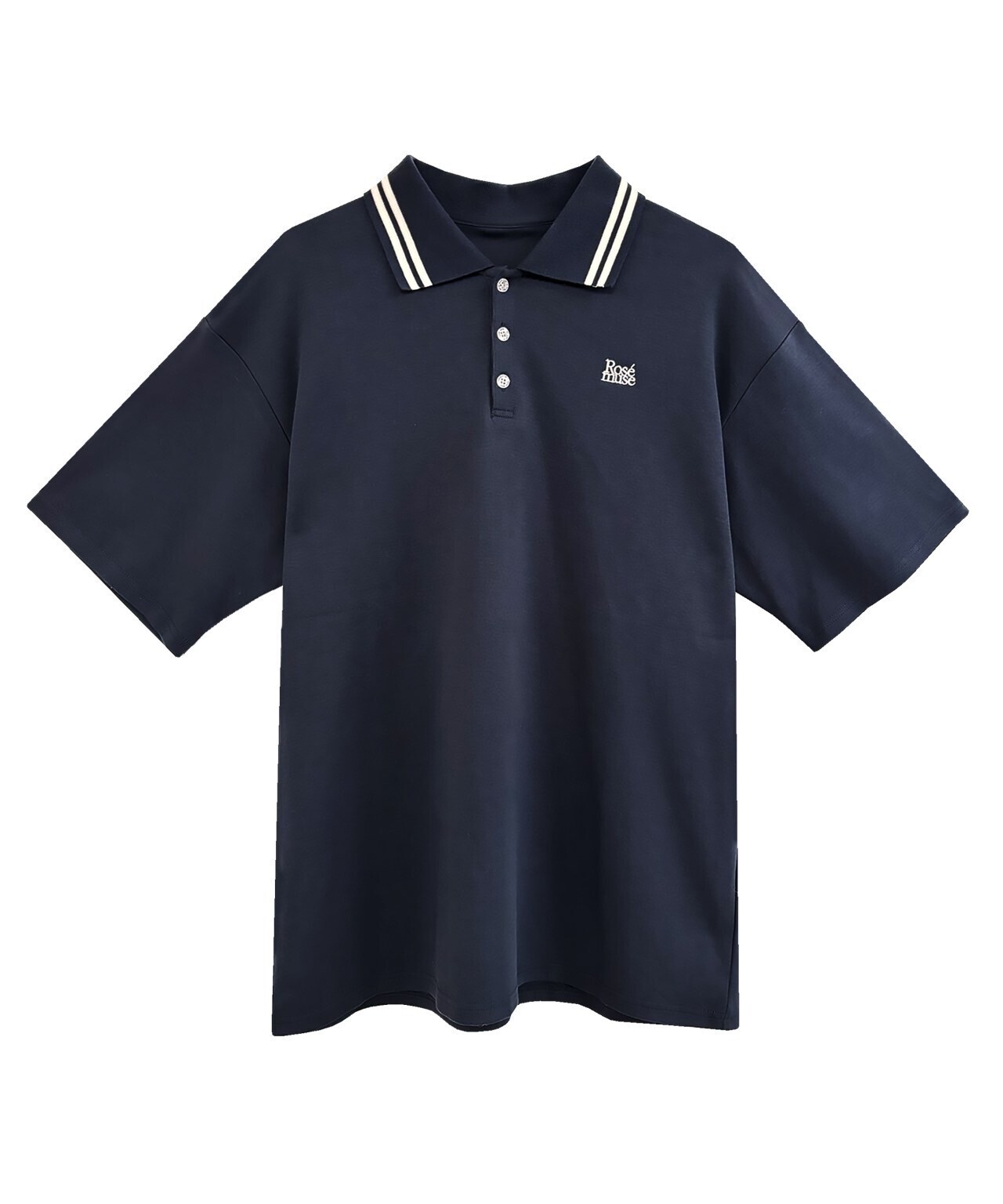 Rosé Muse logo embroidery polo shirt