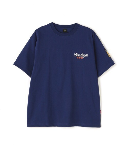 AVIREX BLUE ANGELS EMBROIDERY SHORTSLEEVE T-SHIRT