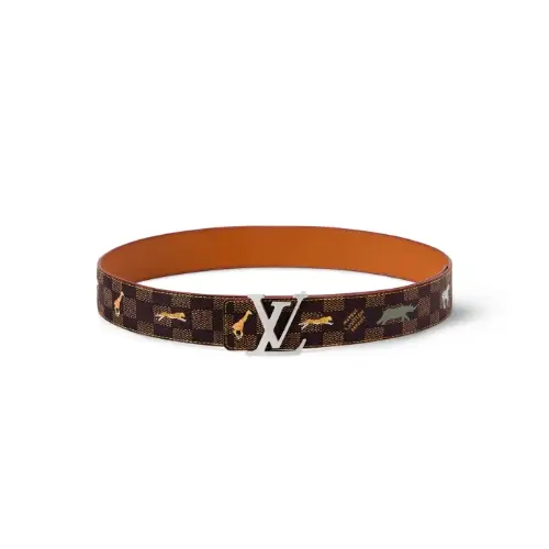 LOUIS VUITTON LV × ザ･ダージリン リミテッド ベルト･LV イニシャル 40MM リバーシブル