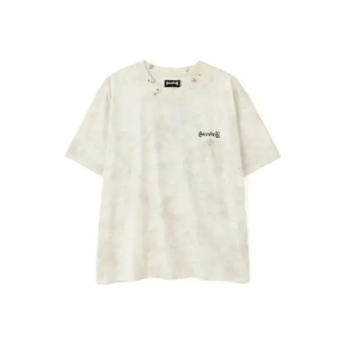 SUPPLIER DAMAGE PIERCED CROSS TEE