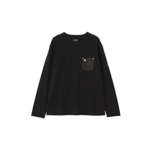 Schott LETHER POKET LS TEE