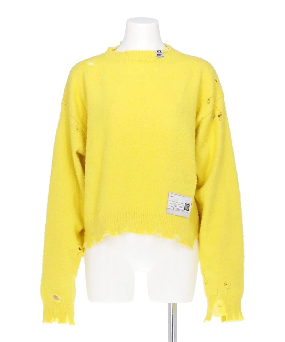 Maison MIHARA YASUHIRO RASED KNIT PULLOVER
