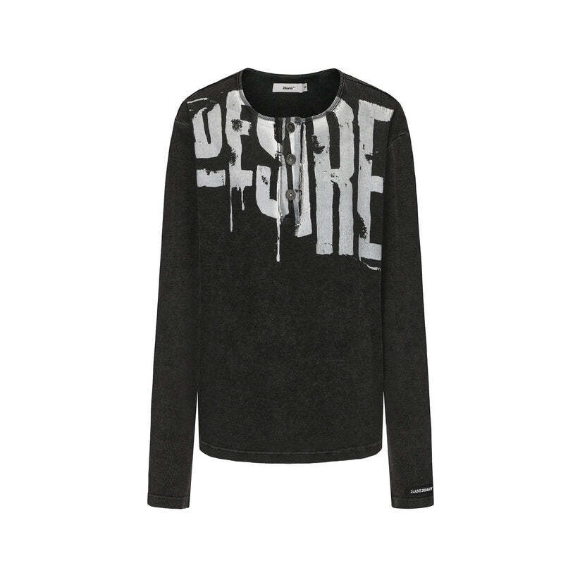 24ans Embrace Vintage Punk Loose Fit T-shirt