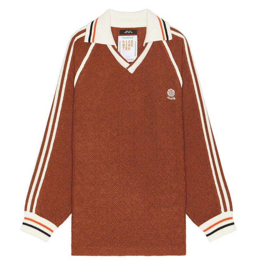 RICE NINE TEN Knitting Classic Soccer Jersey